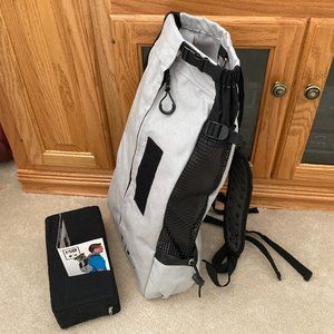 K9 Sport Sack Air ~Pet Backpack Carrier ~Large ~BONUS Booster Block ~HIKE BIKE